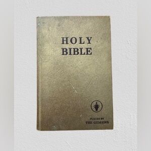 Gold Holy Bible by The Gideons